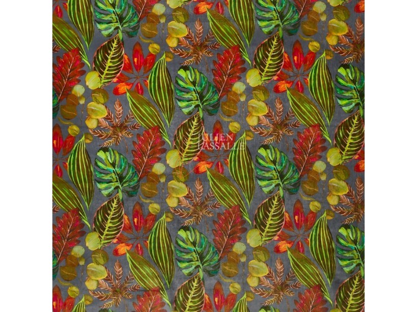 Tissus BAHAMAS velours imprimés collection Caribbean