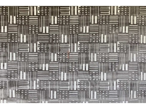 Tissus Tribeca motifs velours sur fond chenillé.