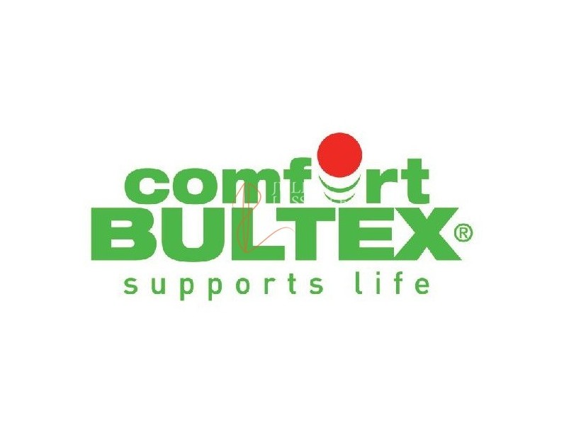 Banquette Clic-Clac tissu gris anthracite avec matelas BULTEX ép. 14cm