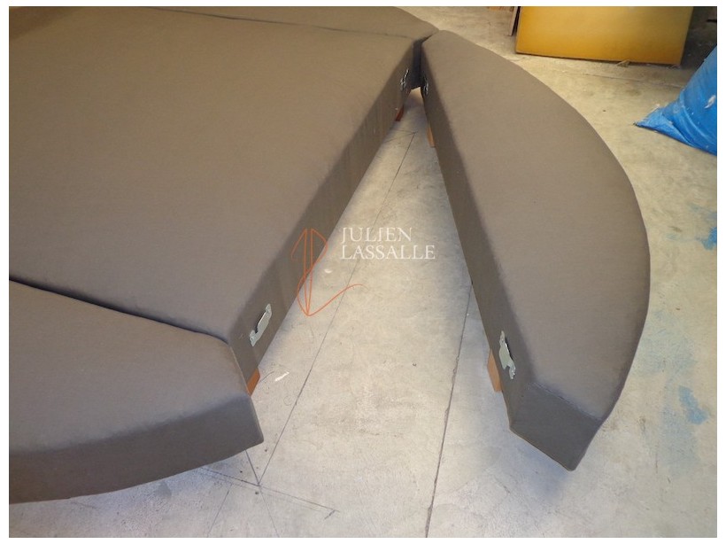 Sommier tapissier rond fabrication artisanale