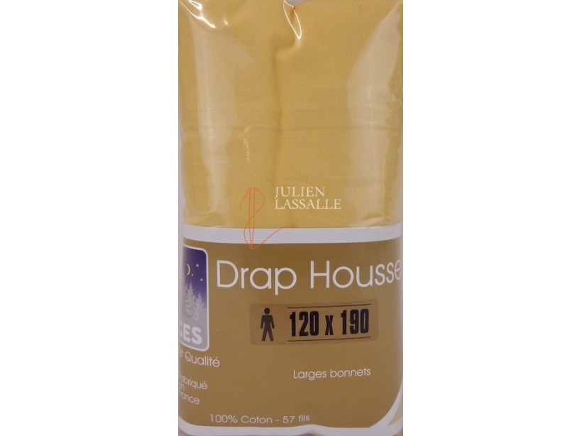 Nuit des Vosges Drap Housse 100 % coton spécial clic-clac cotoval 130x