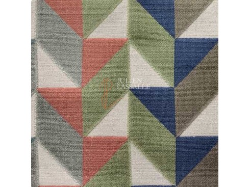 Tissu SACRAMENTO velours à motifs sur fond jacquard - Chanée Deschmaker