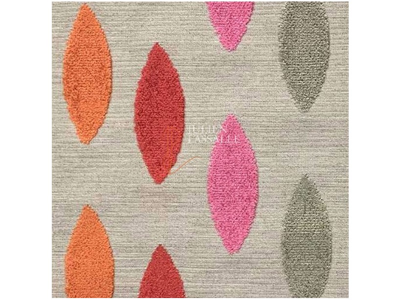 Tissu MEXICO losanges en velours multicolores - Chanée Deschmaker