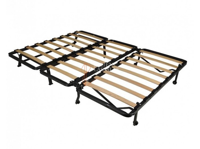 Banquette BZ Christiana 140 essentiel tissu gris anthracite A998/A996, matelas 140x190 cm ép.9 cm