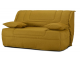 Banquette BZ BOLOGNE essentiel tissu jaune chiné A999, matelas BULTEX 140x190 cm ép. 12cm