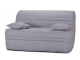 Banquette BZ BORNEO essentiel tissu gris clair A996, matelas BULTEX 140x200 cm ép. 15 cm