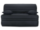 Banquette BZ BORNEO essentiel tissu gris anthracite A998, matelas BULTEX 140x200 cm ép. 15 cm