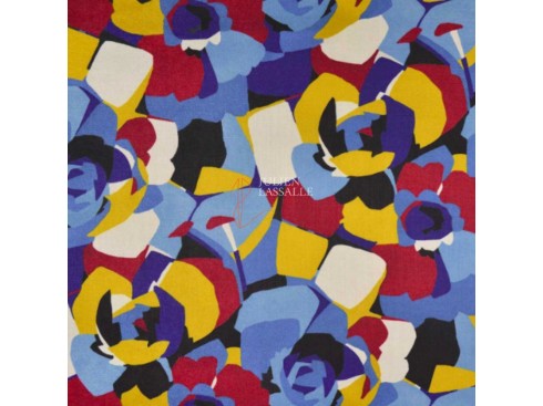 Tissu LUCY imprimé à motif fleurs - Casal