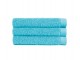 Serviette de toilette turquoise 100% coton