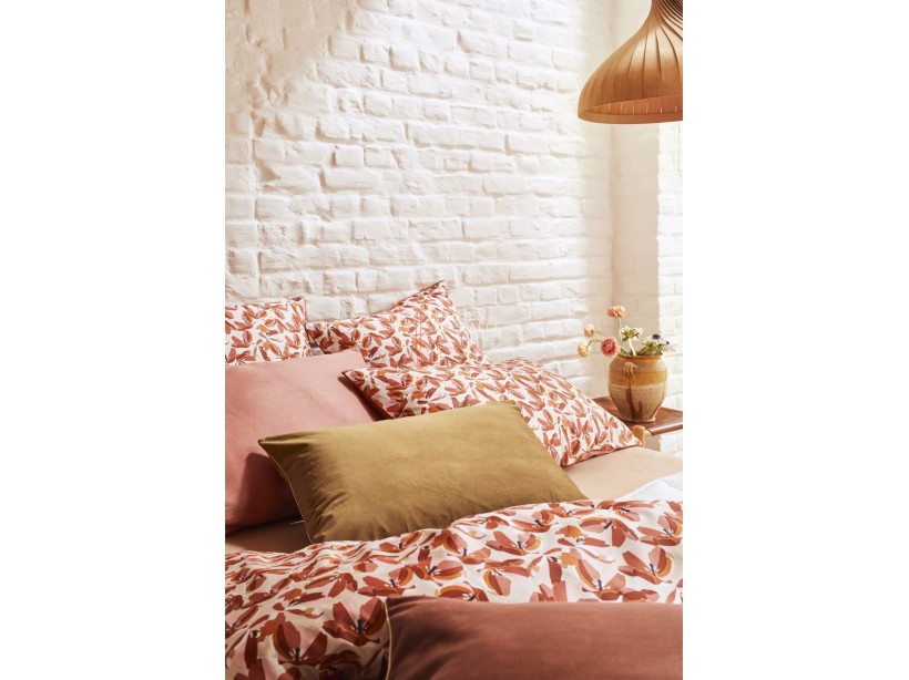 Parure de lit Allegoria en satin de coton imprimé