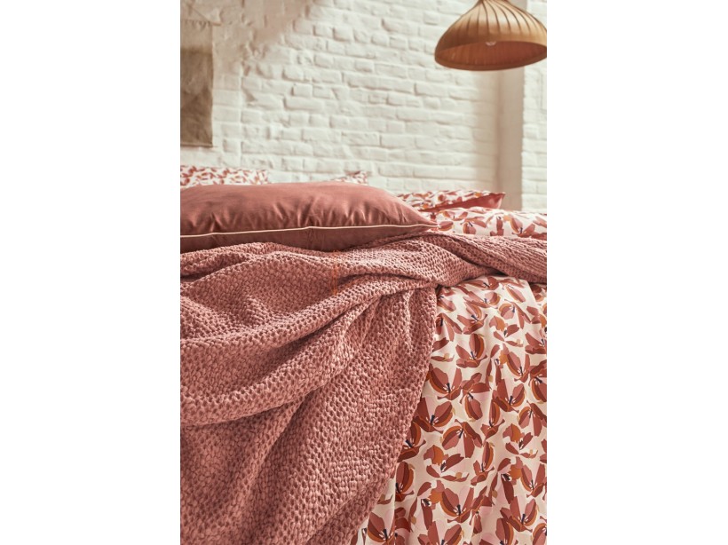 Parure de lit Allegoria en satin de coton imprimé