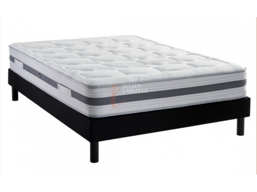 Matelas Cardinal DUVIVIER DUREV ressorts ensachés + mousse à mémoire de forme.