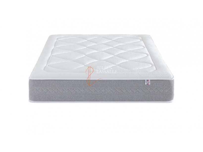 Matelas MEMOE mousse polyuréthane HR 33 kg/m3 + mousse à mémoire de forme