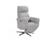 Fauteuil Nuage pivotant bi-moteur tissu gris