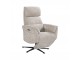 Fauteuil Nuage pivotant bi-moteur tissu beige