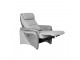 Canapé ou fauteuil de relaxation Plénitude tissu gris clair & gris foncé