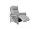 Canapé ou fauteuil de relaxation Plénitude tissu gris clair & gris foncé