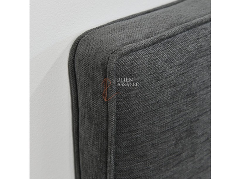 Tête de lit personnalisée Louise, finition double passepoil.