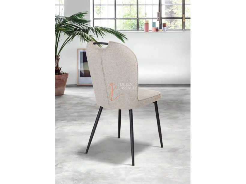 Lot de 2 chaises Salomé Beige sable Girardeau