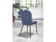 Lot de 2 chaises Salomé Bleu cobalt Girardeau