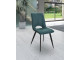 Lot de 2 chaises Coralie Bleu turquoise Girardeau