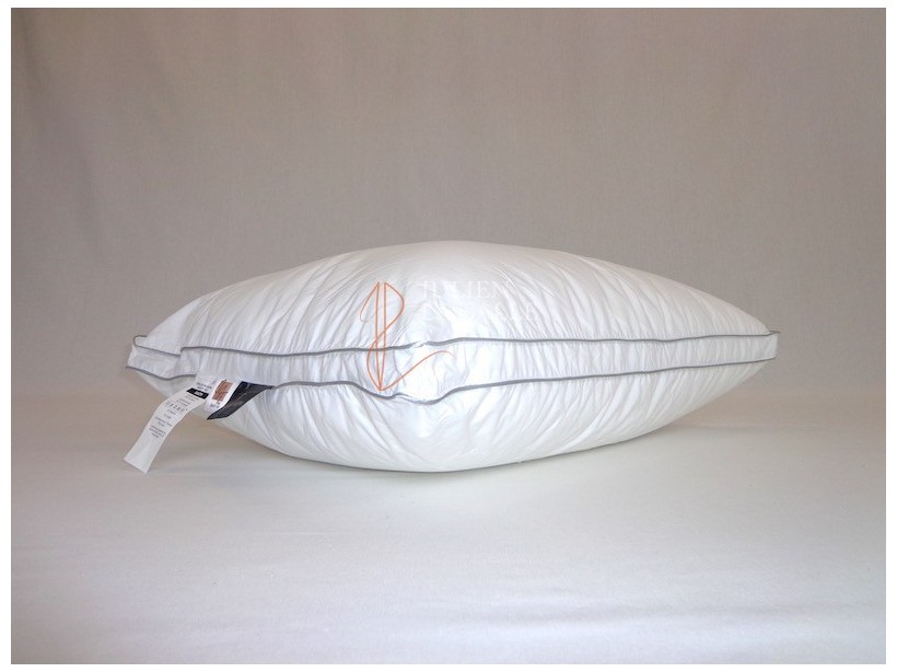 Oreiller en percale de coton garnissage micro-fibres sensation duveteuse