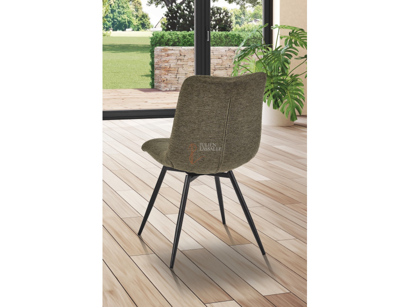 Lot de 2 chaises Angel'A Vert bouteille Girardeau