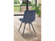 Lot de 2 chaises Angel'A Bleu cobalt Girardeau