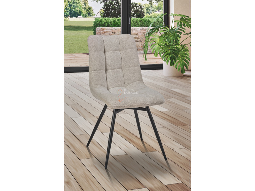 Lot de 2 chaises Angel'O Blanc d'argent Girardeau