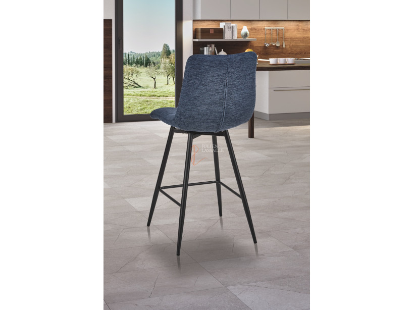 Lot de 2 chaises snack Angel'A Bleu cobalt Girardeau