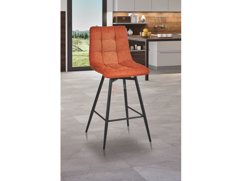 Lot de 2 chaises snack Angel'A Orange citrouille Girardeau