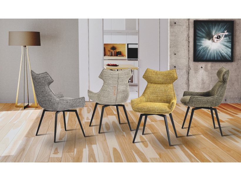 Lot de 2 chaises Ysis Gris Girardeau