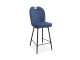 Lot de 2 chaises snack Salomé Bleu cobalt Girardeau