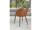 Lot de 2 chaises Louna Cognac Girardeau