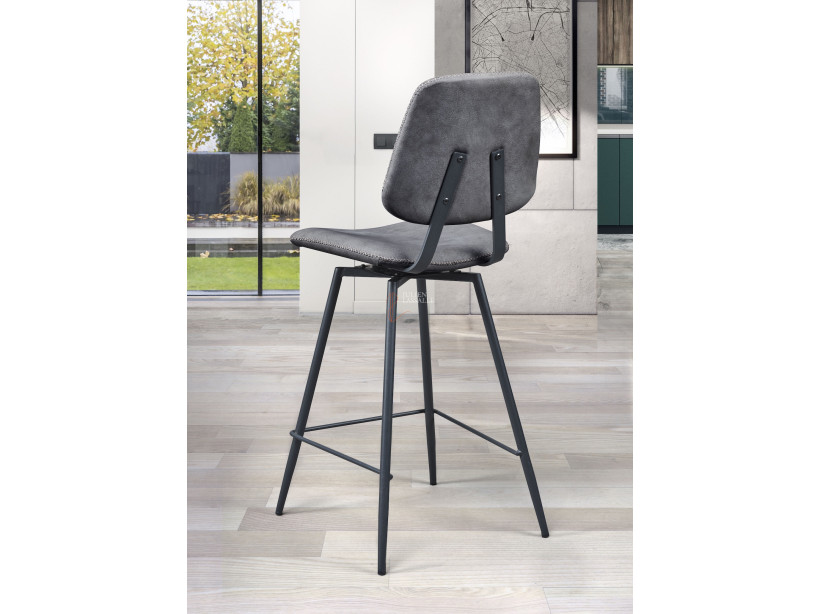 Lot de 2 chaises snack Margot Gris vintage Girardeau