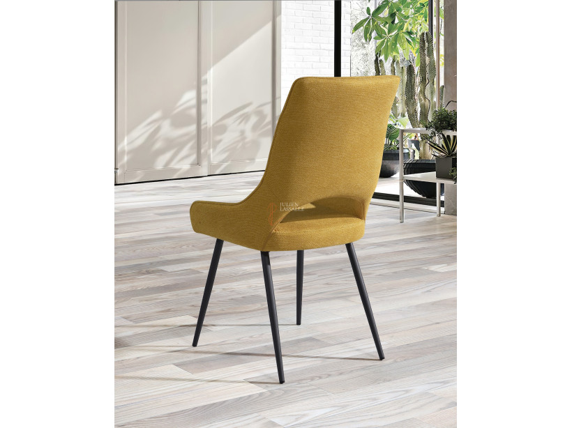 Lot de 2 chaises Soline Jaune paille Girardeau
