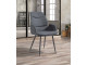 Lot de 2 Fauteuils Julie Gris souris Girardeau