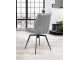 Lot de 2 chaises pivotantes Paloma Gris souris Girardeau