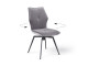 Lot de 2 chaises pivotantes Paloma Gris souris Girardeau