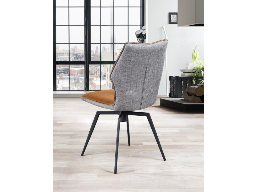 Lot de 2 chaises pivotantes Paloma Cuivre Girardeau