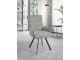 Lot de 2 chaises Ambre Gris perle Girardeau