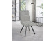 Lot de 2 chaises Ambre Gris perle Girardeau