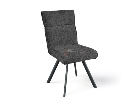 Lot de 2 chaises Ambre Gris anthracite Girardeau