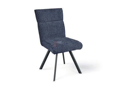 Lot de 2 chaises Ambre Bleu cobalt Girardeau