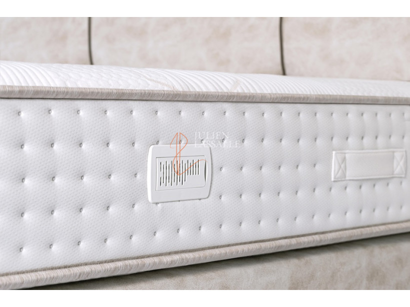 Matelas Odyssée Duvivier 1551 ressorts ensachés renforcés Périplus 5 zones de couchage.