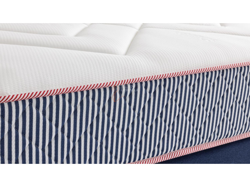 Matelas Hector Merinos ressorts ensachés + mousse à mémoire de forme.