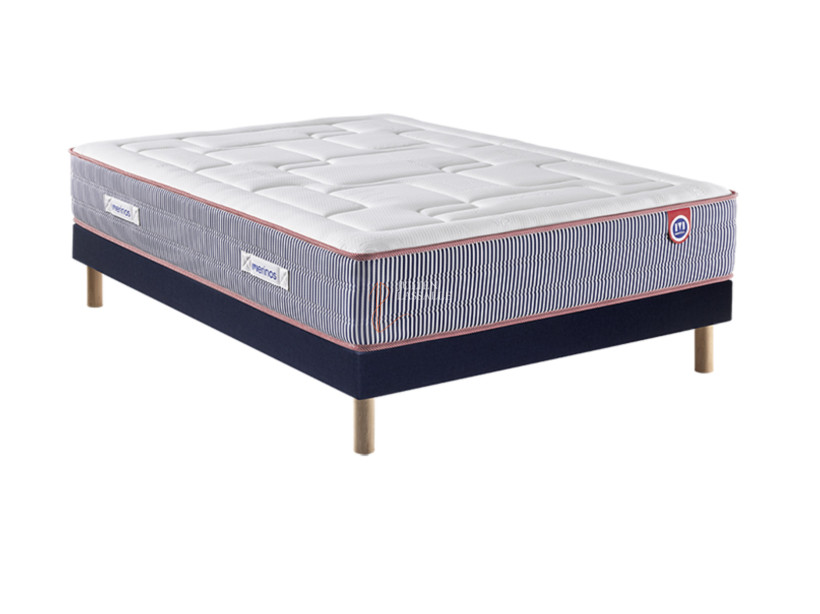 Matelas Maximilien Merinos ressorts ensachés + mousse à mémoire de forme + latex
