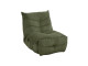 Fauteuil relaxation Cocooning Rocking-chair velours côtelé