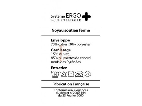 Noyau de rechange Oreiller Système ERGO+