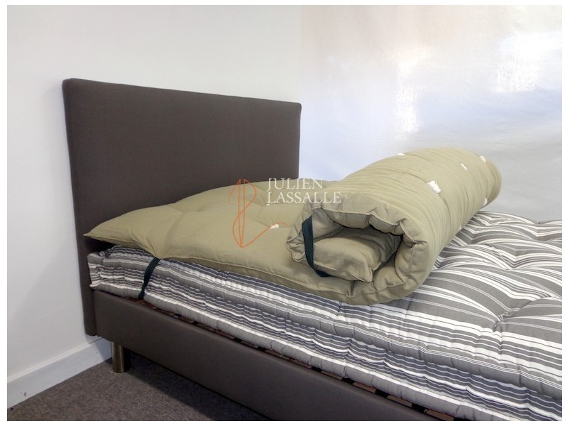 Sur-matelas pure laine Bio Julien Lassalle